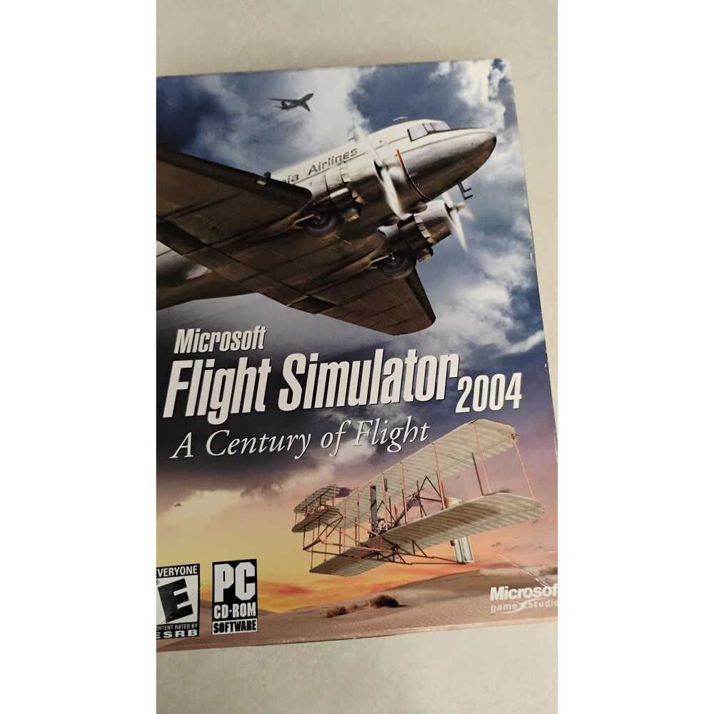 Microsoft Flight Simulator 2004 A Century of Flight PC CD-ROM Game
